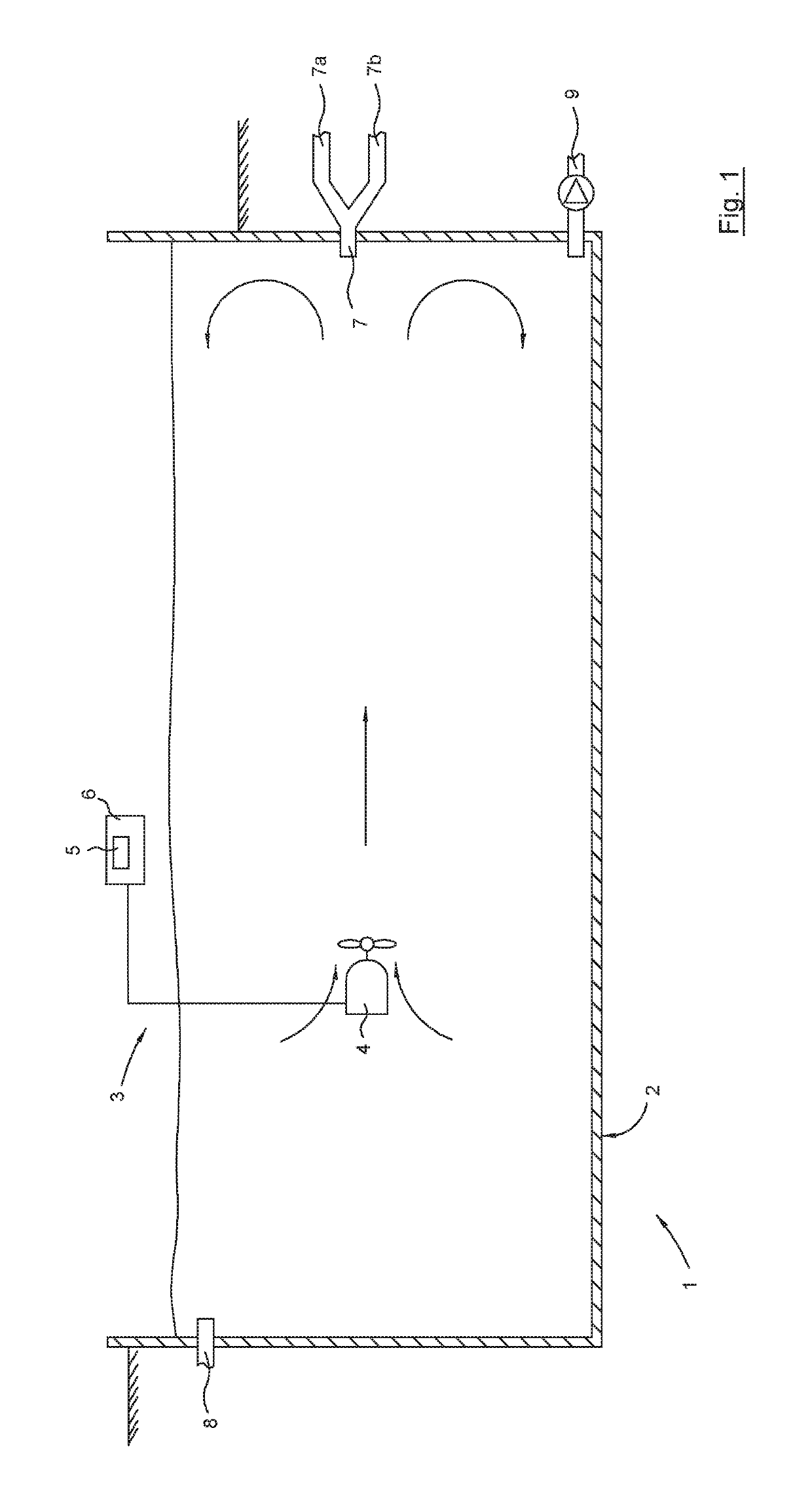 Method for controlling a treatment apparatus arrangement, a treatment apparatus arrangement for a treatment plant as well as a treatment plant