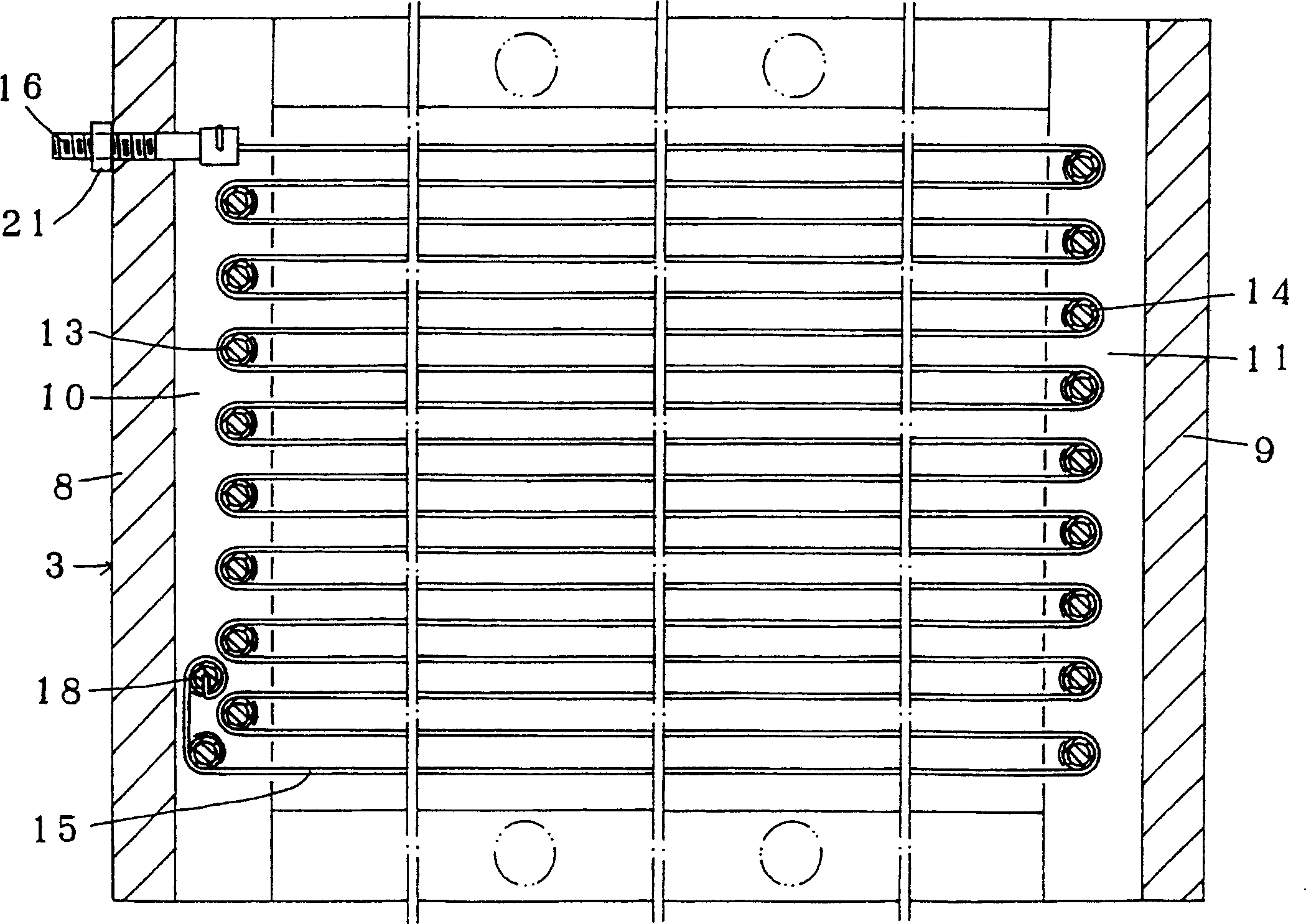 Container for lamellate articles