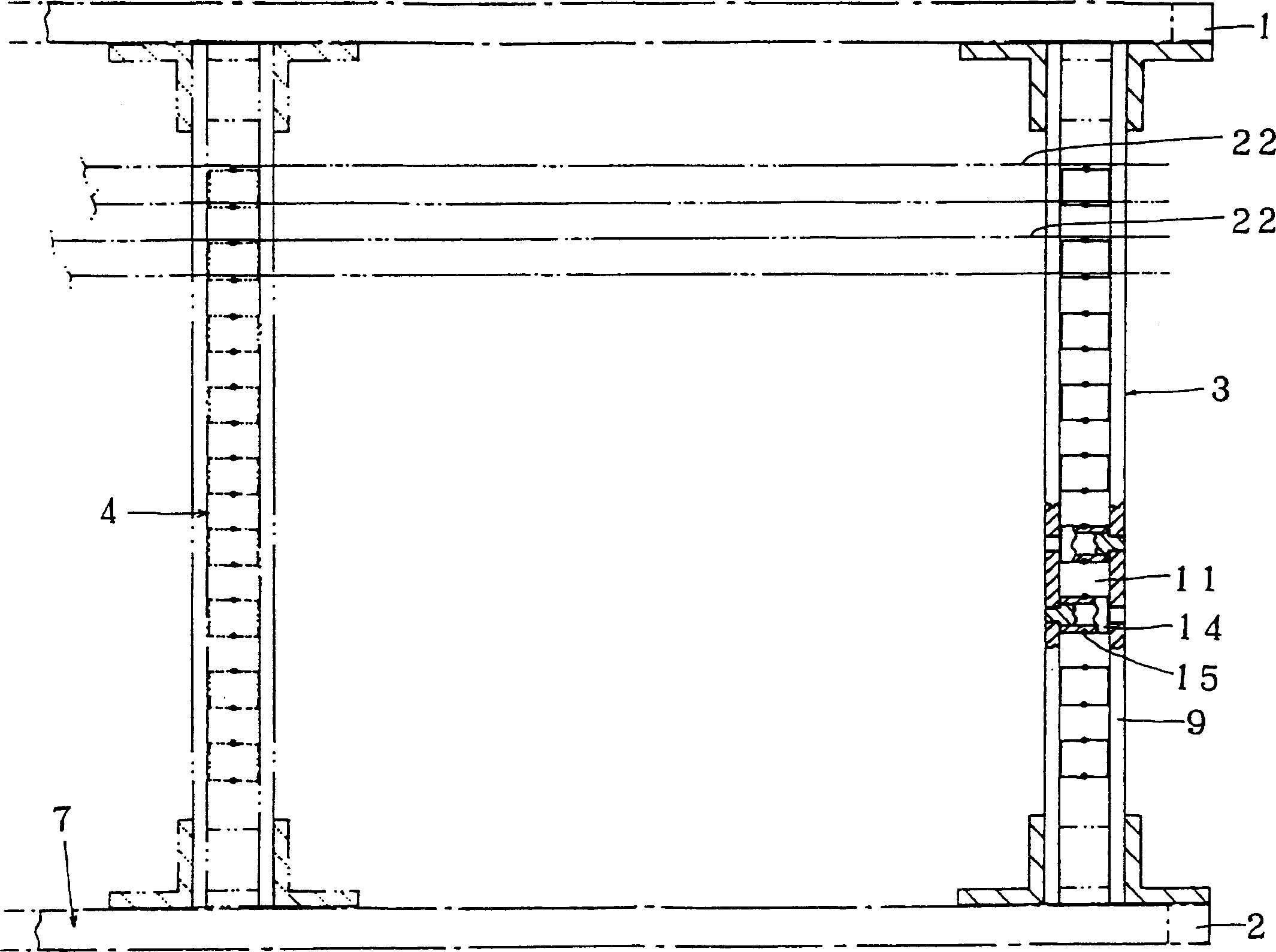 Container for lamellate articles