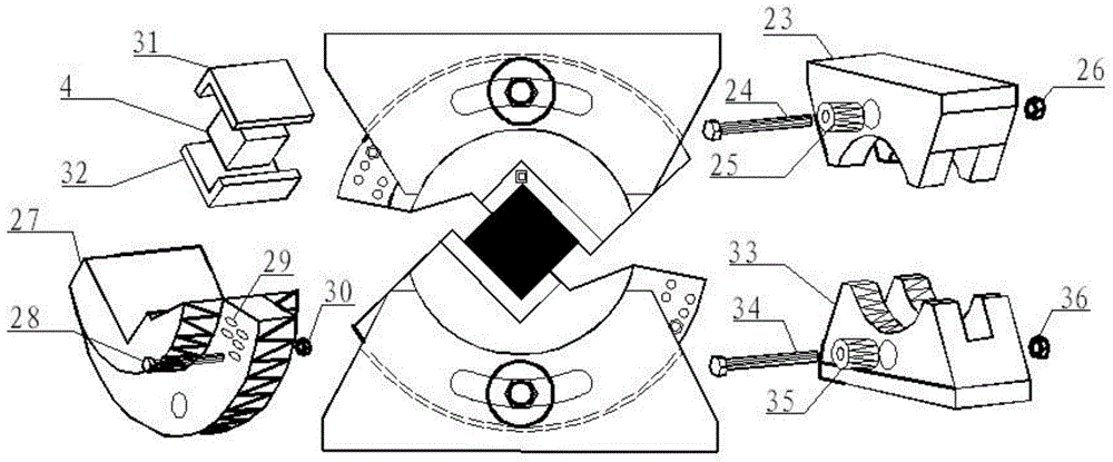 A rock compression-shear test device in the process of dry-wet cycle