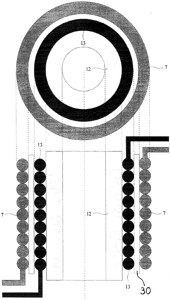 Device and process for generation of electrical energy