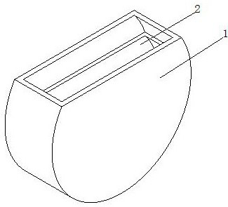 A feeding device for poultry breeding