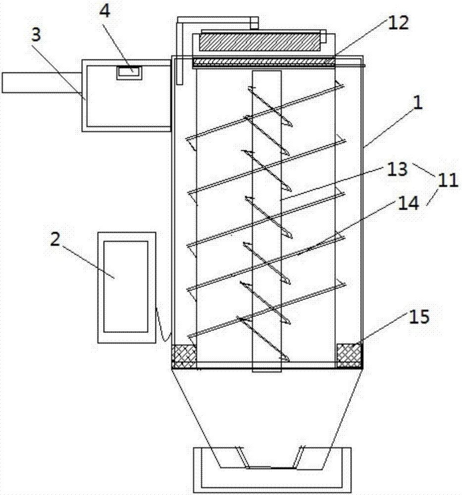 Efficient dust removal device