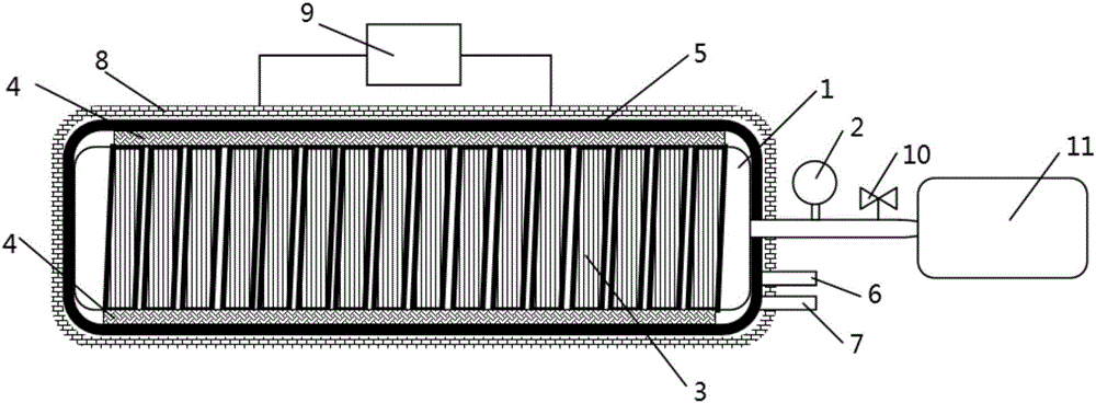 Forming device and forming method for tubular three-dimensional braided composite product