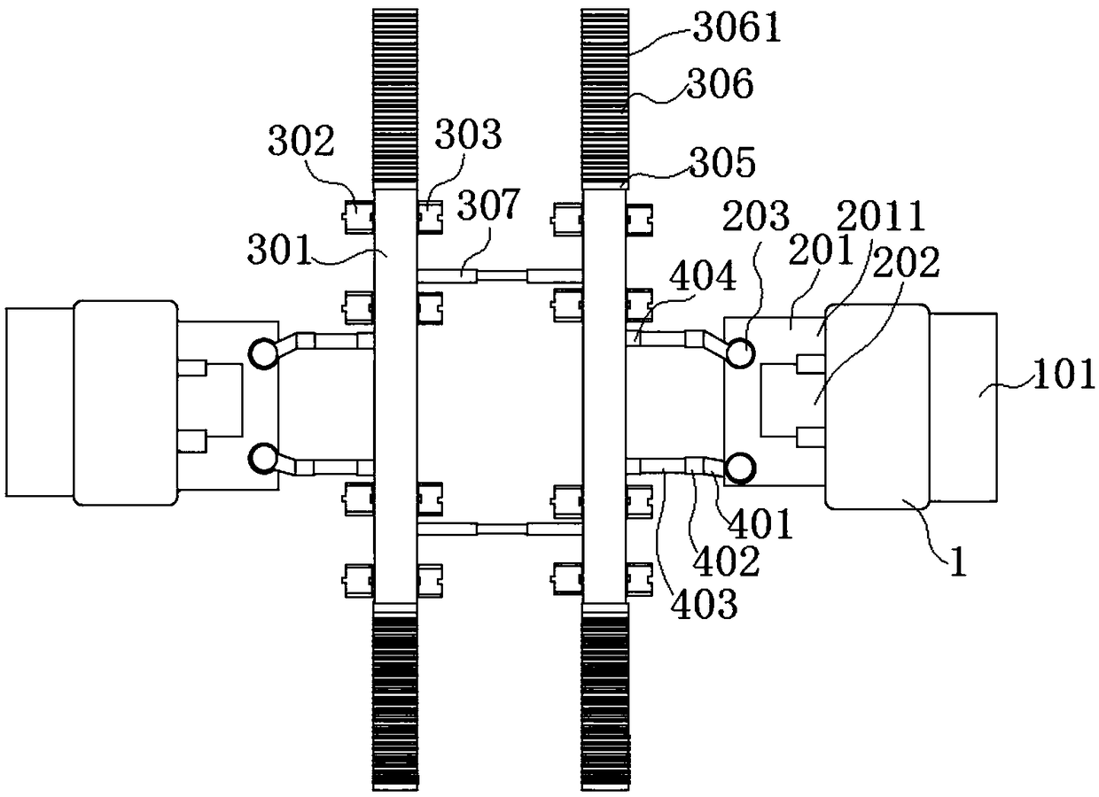 Double-column hydraulic lifter suitable for lifting of vehicles with different types