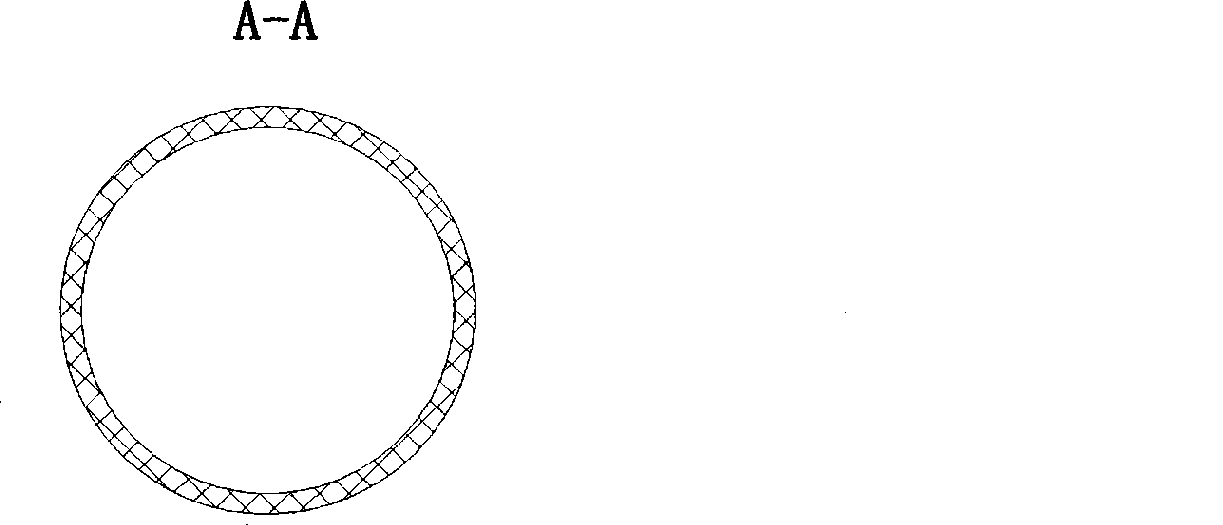 Artificial blood vessel with bias current guide