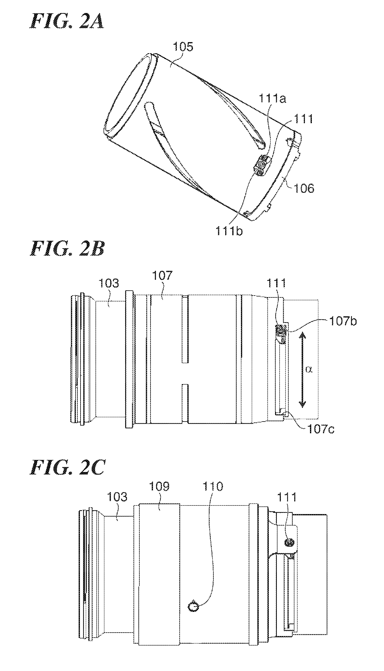 Optical apparatus with rotational operating member