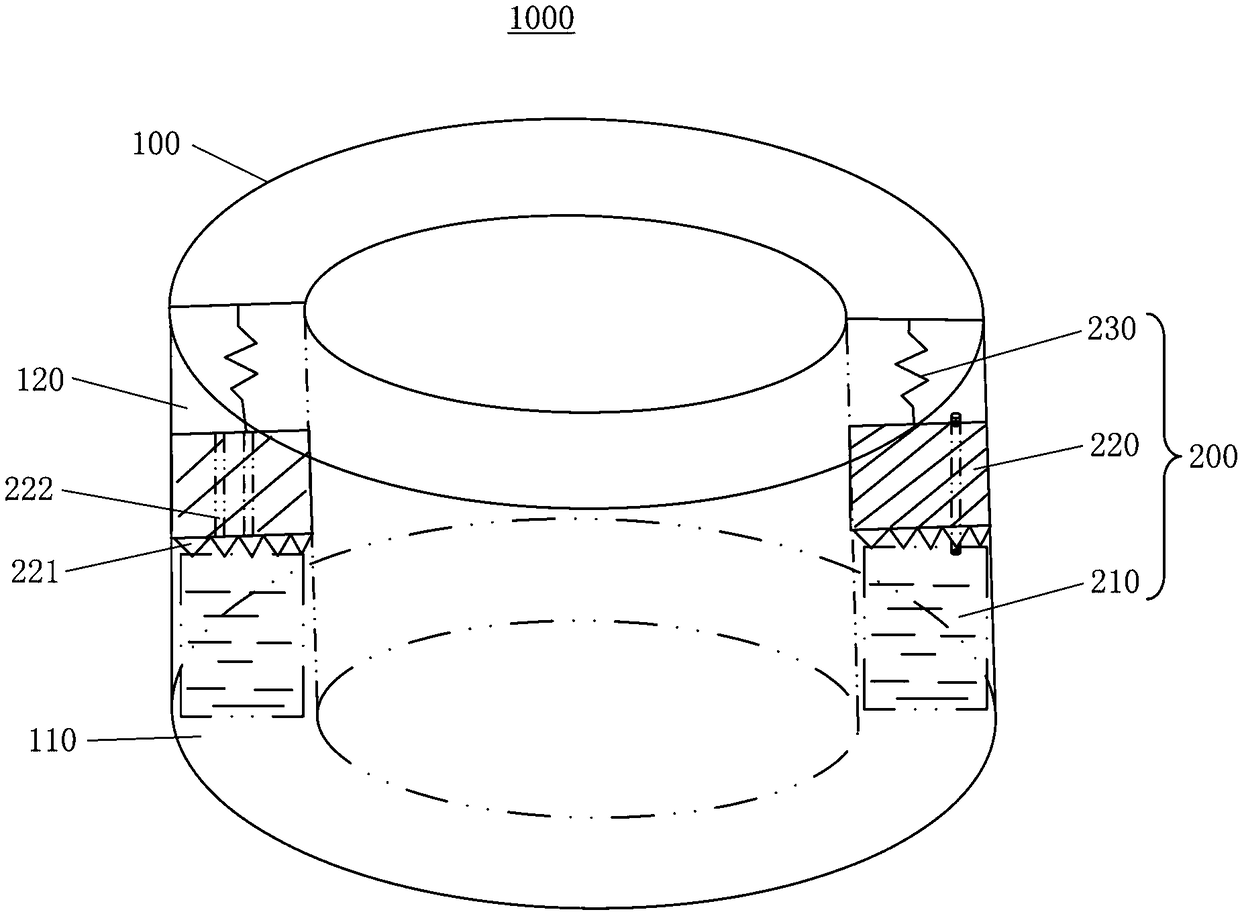 Damper and load-bearing envelop enclosure with same