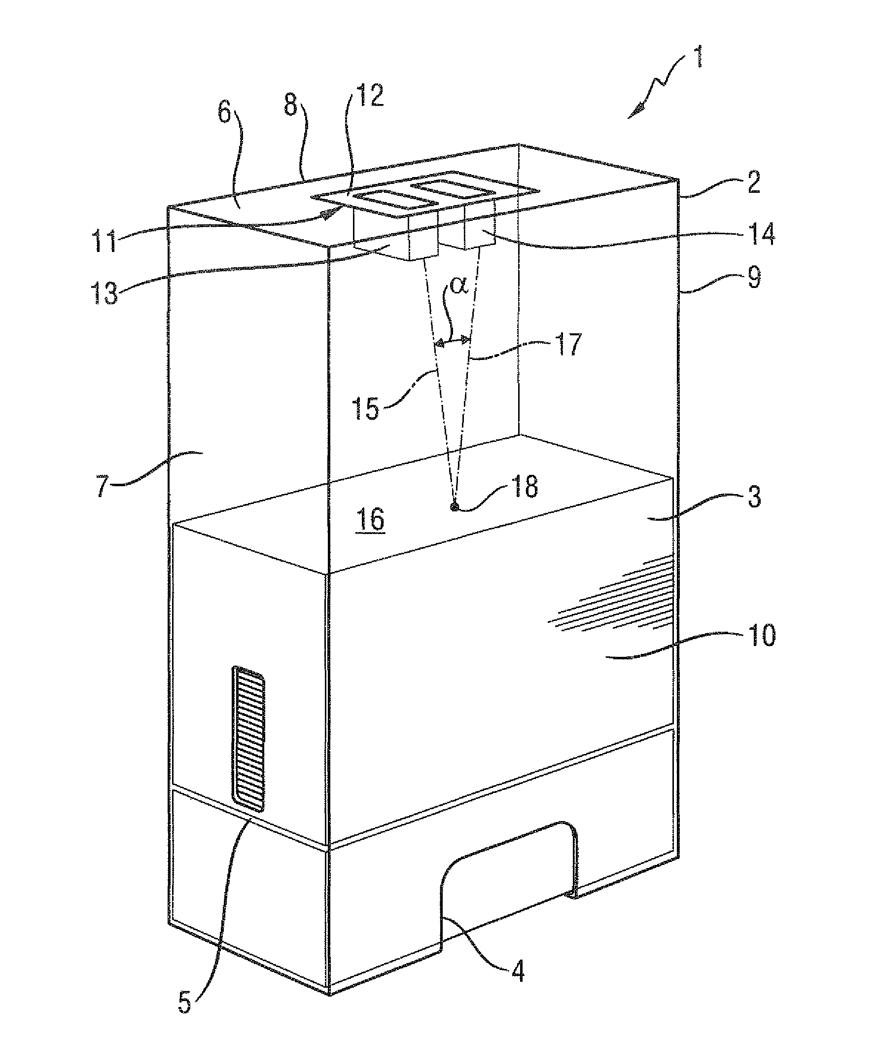 Product Level Sensor for a Product Dispenser