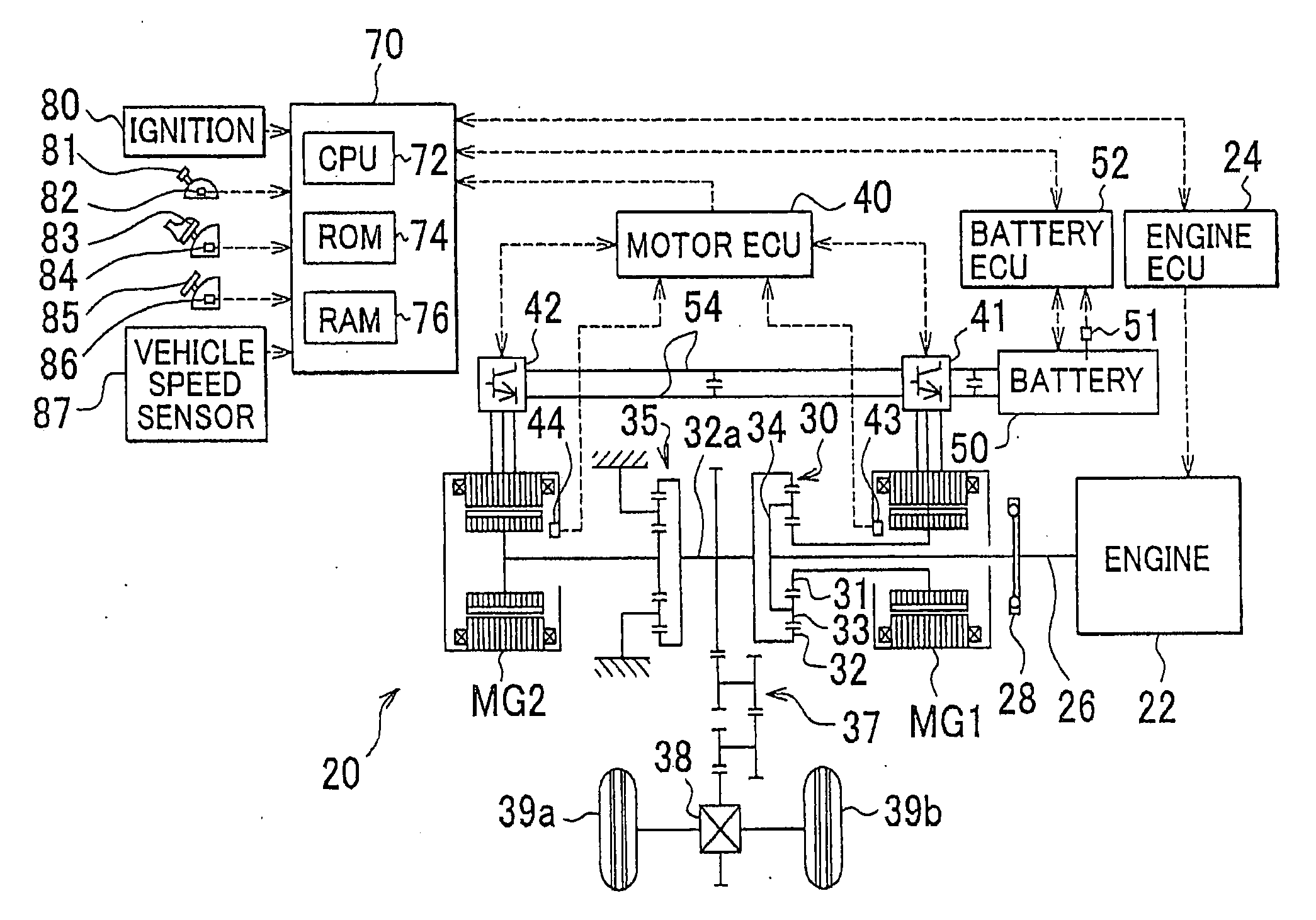 Hybrid vehicle and control method thereof