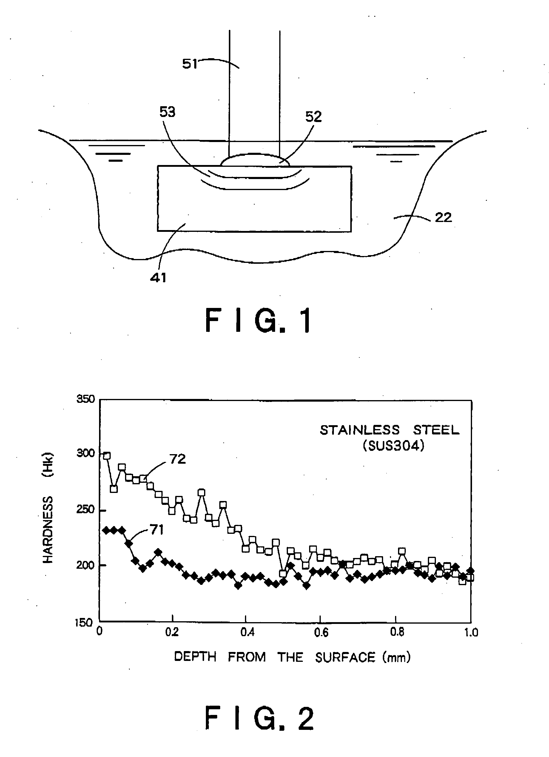 Laser shock hardening method and apparatus