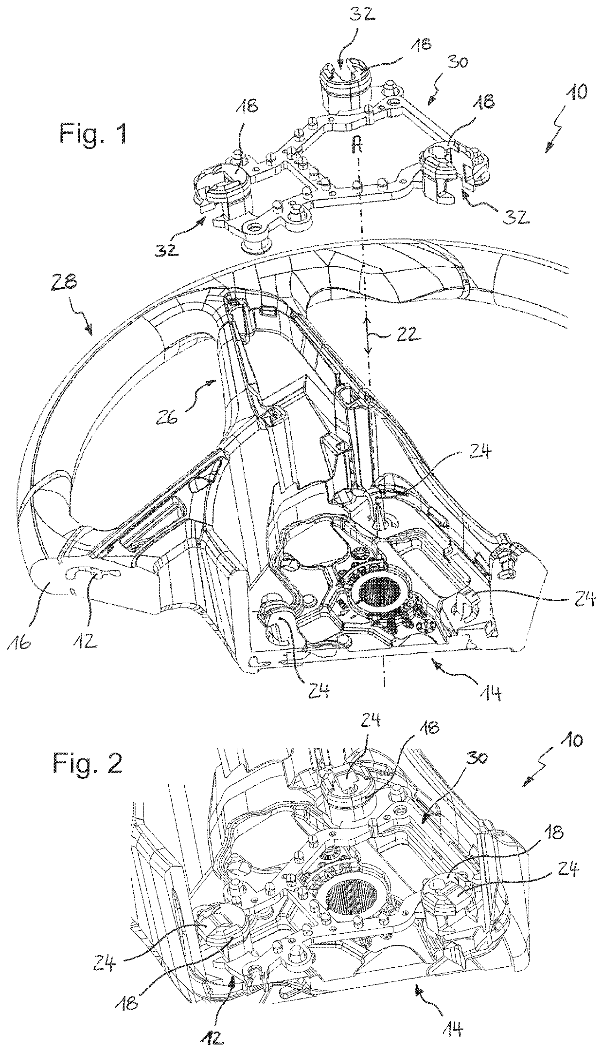 Vehicle steering wheel and steering wheel assembly having a vehicle steering wheel of this kind