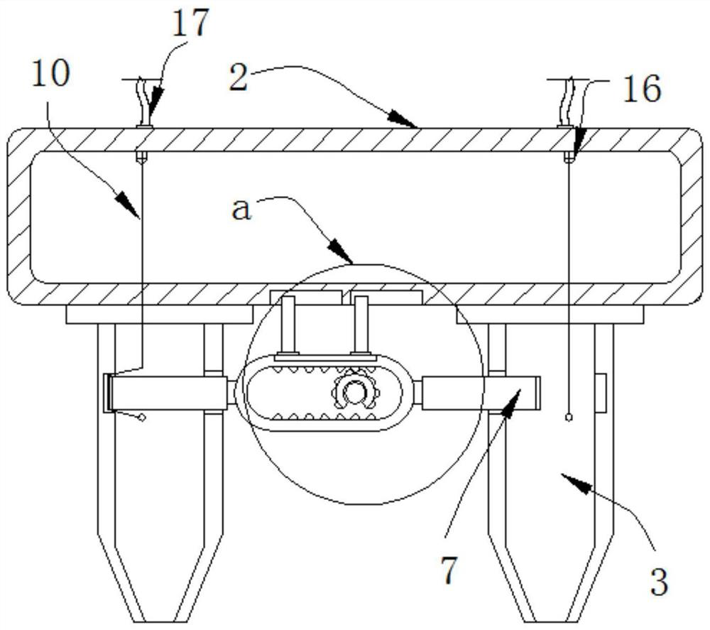 Vibration blanking structure for blue corundum machining