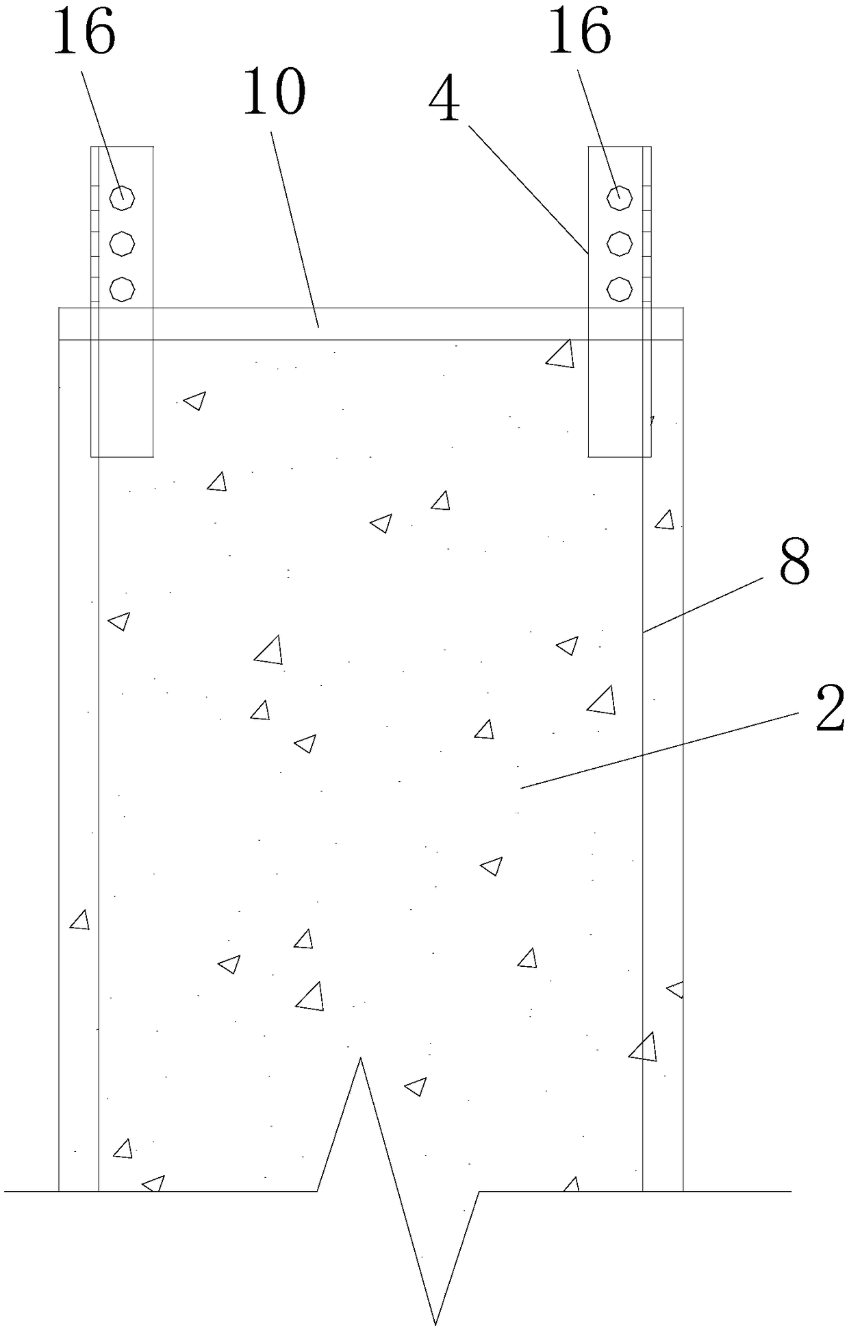 Fabricated concrete beam-column joint and construction method thereof