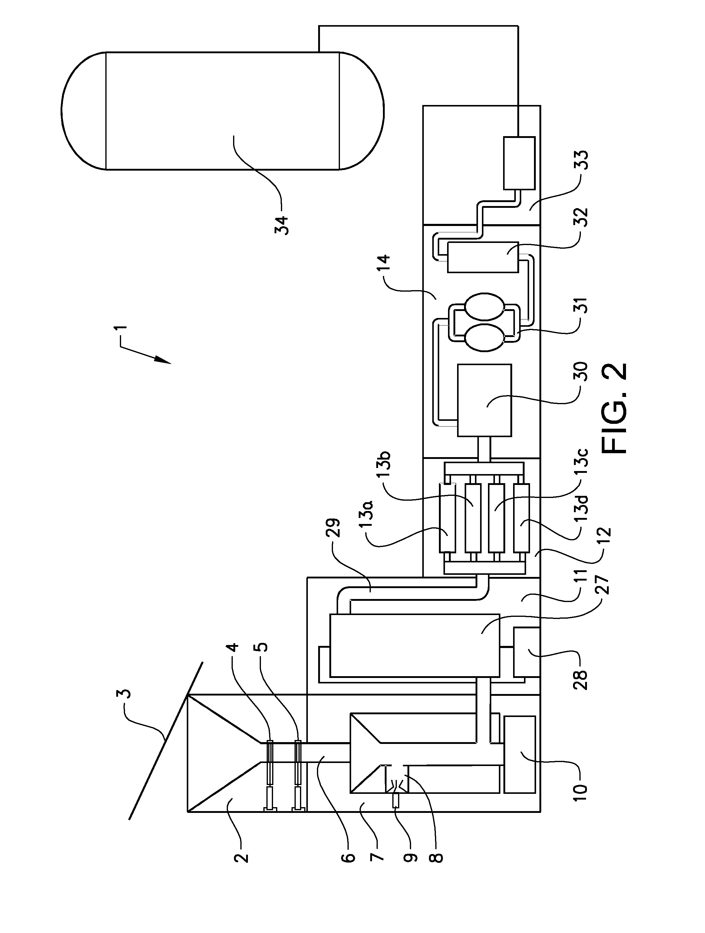 System for the production of hydrogen