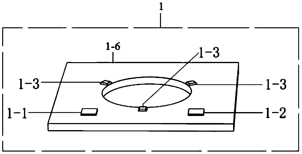 Partial pressure type oxygen sensor with ceramic heater structure and preparation method thereof