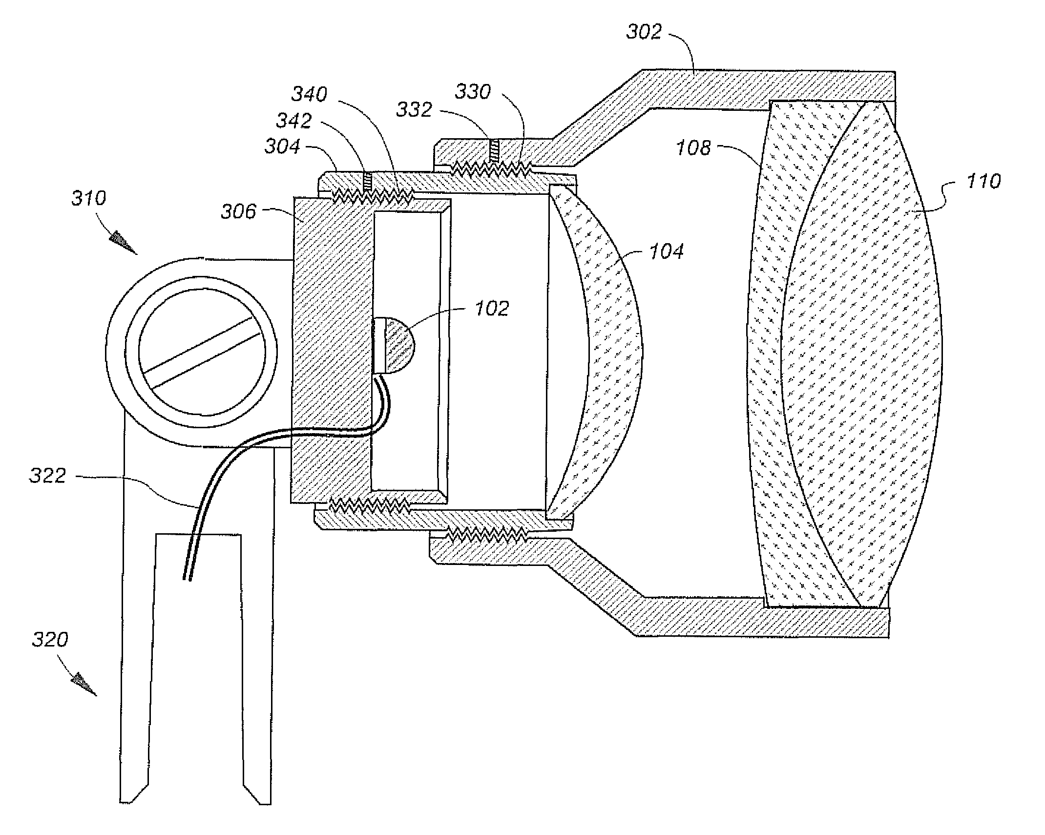 LED illuminator with improved beam quality