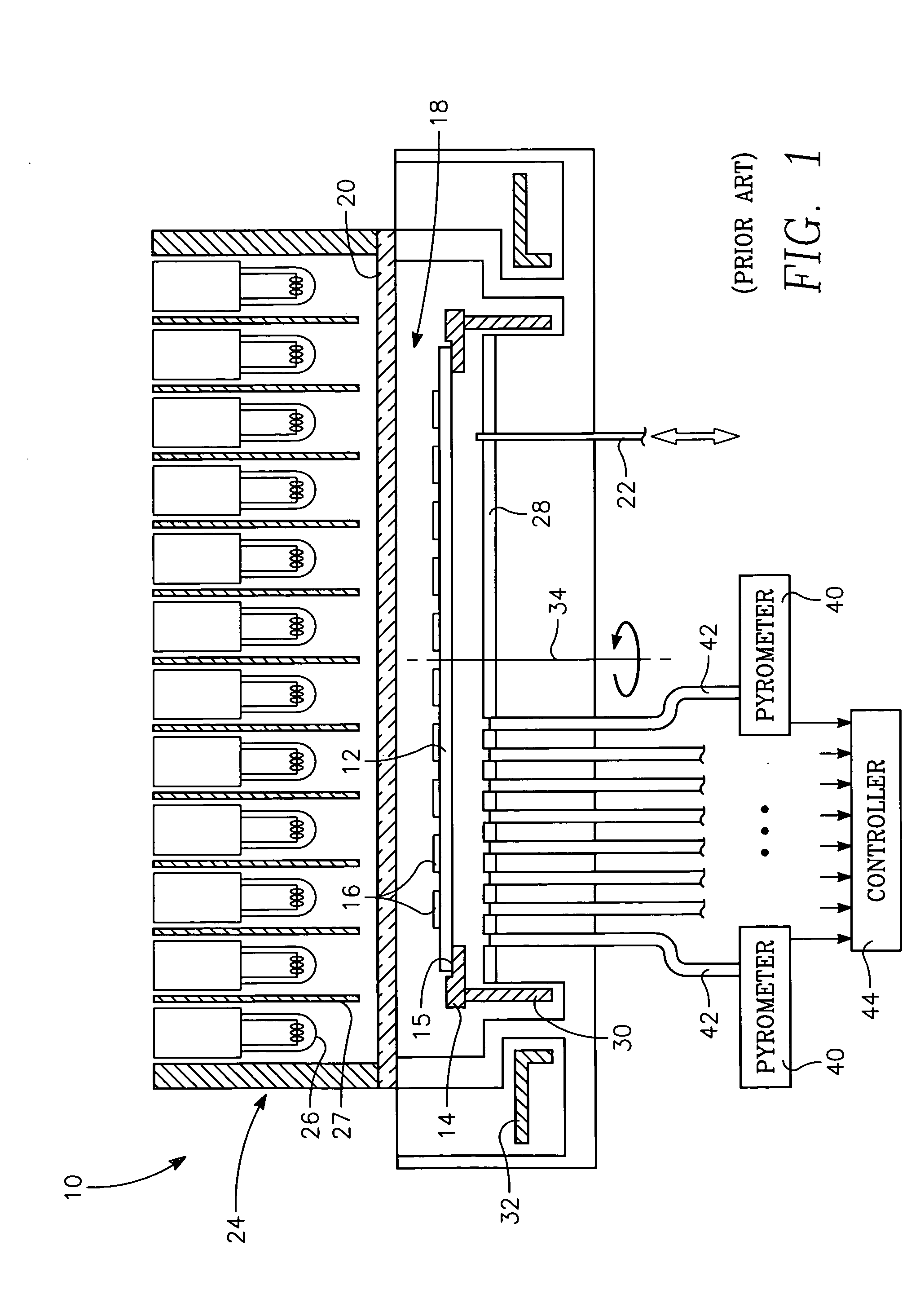 Backside rapid thermal processing of patterned wafers