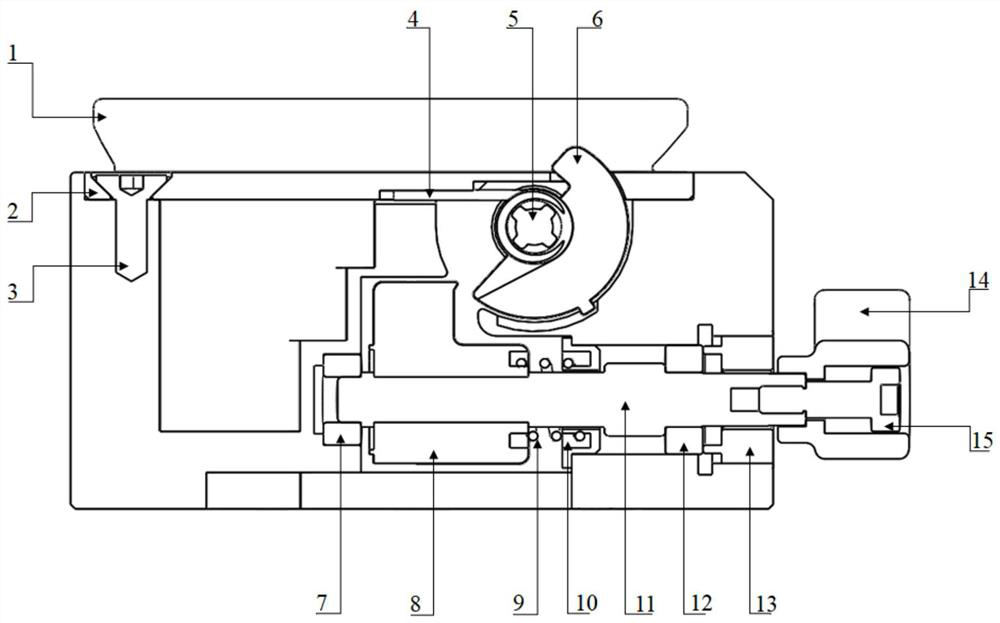 Orthopedic surgery robot tail end rapid installation mechanism