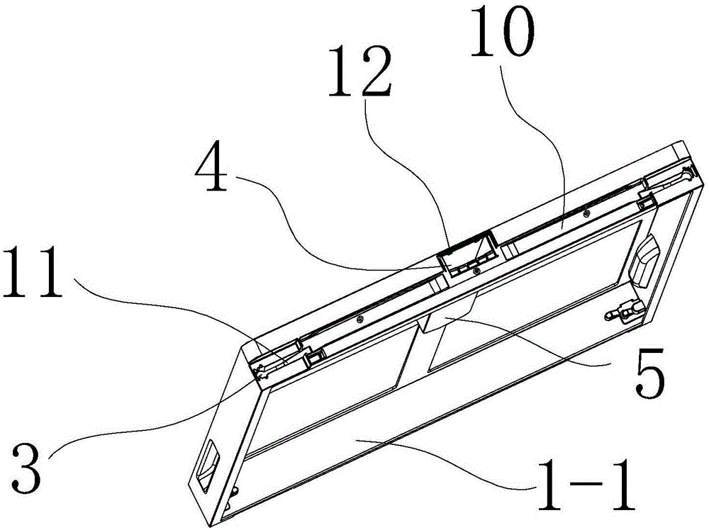 Refrigerator door with left and right door changing function and refrigerator