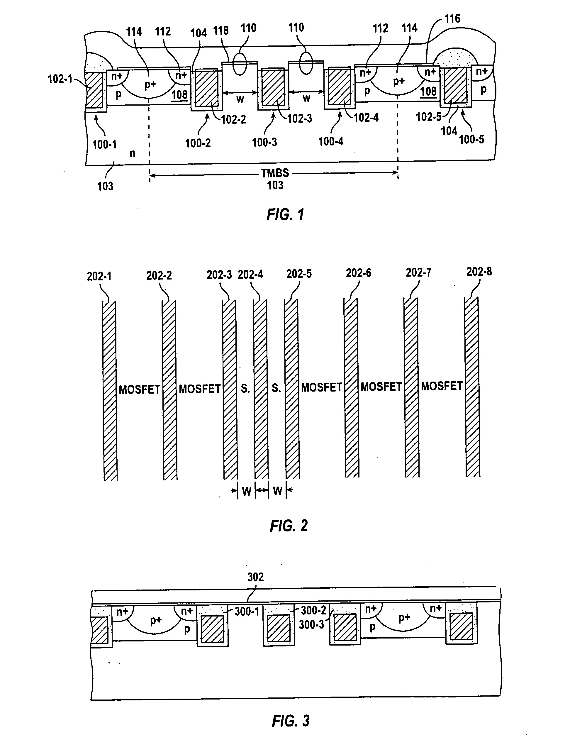 Optimized trench power MOSFET with integrated schottky diode