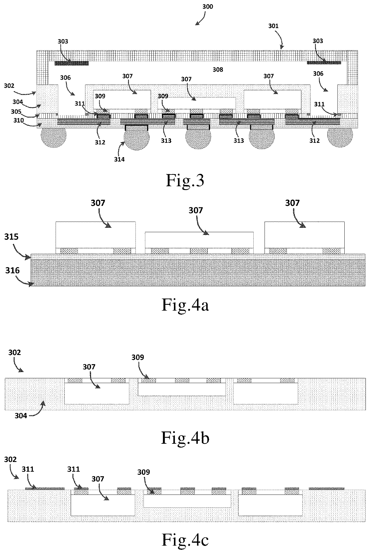 Radar component package and method for manufacturing the same