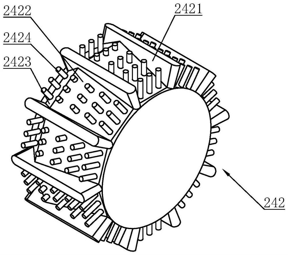 Asynchronous 3D printing method and device with enhanced skeleton