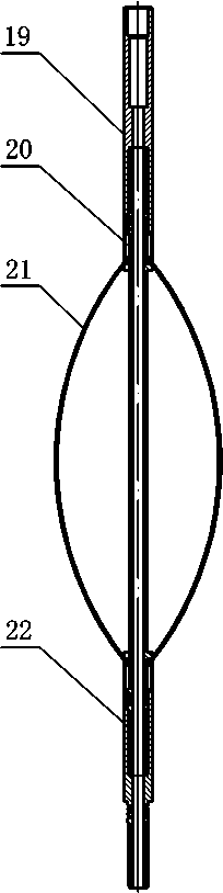 A four-pipe layered water injection process string