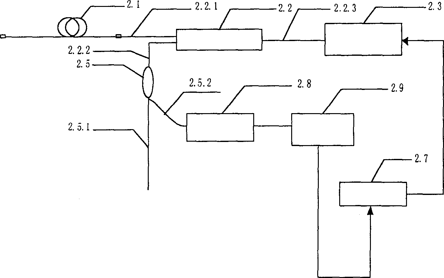 Raman gain real time kinetic control and compensation method and its Raman optical-fibre amplifier