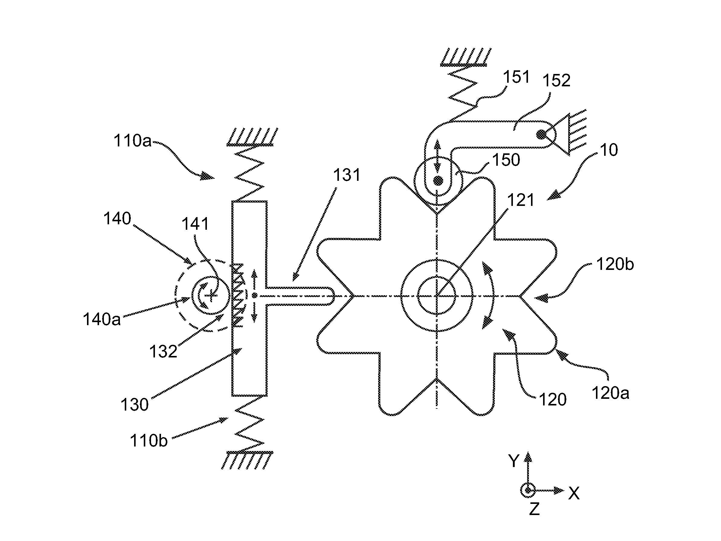 Self-powered energy harvesting switch and method for harvesting energy