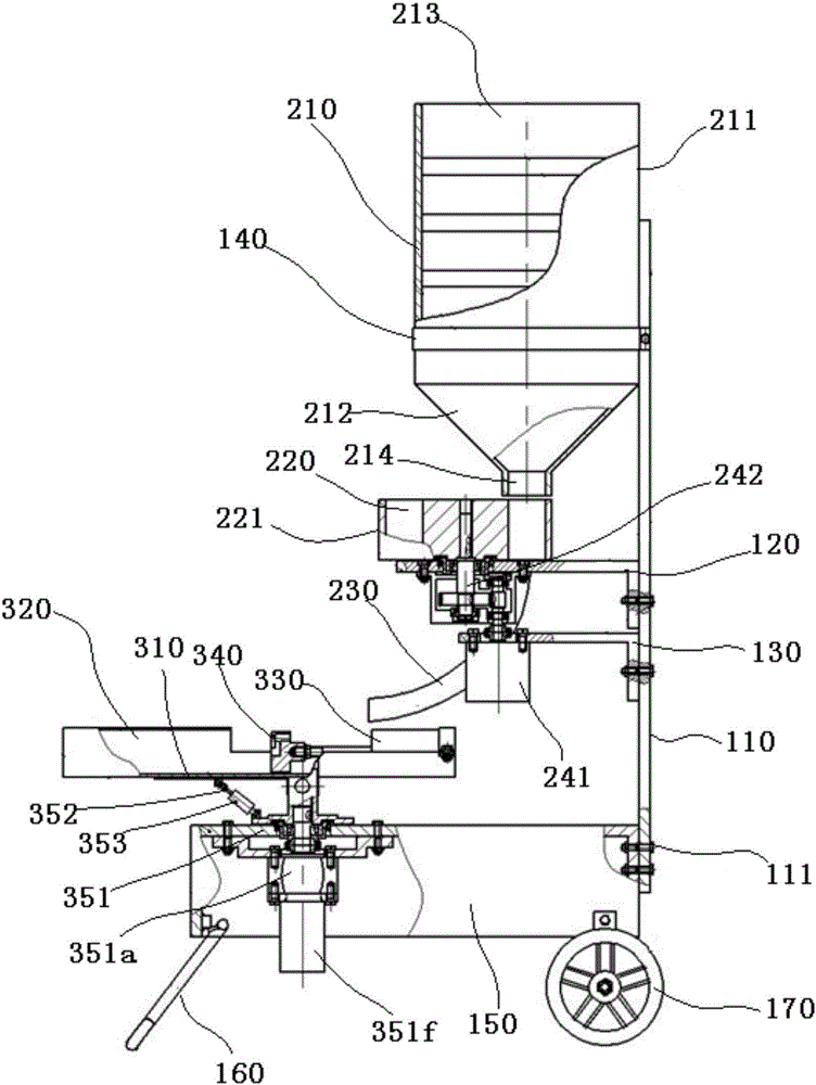 Automatic emitting device for shuttlecock training