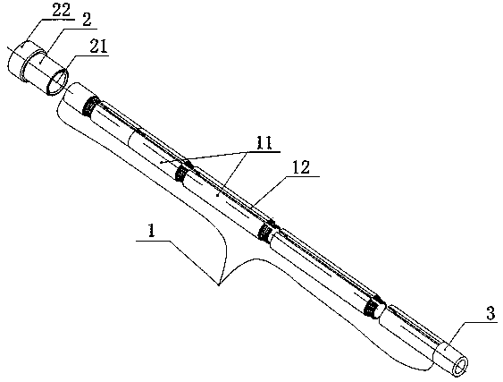 Stratified sampling device for soil