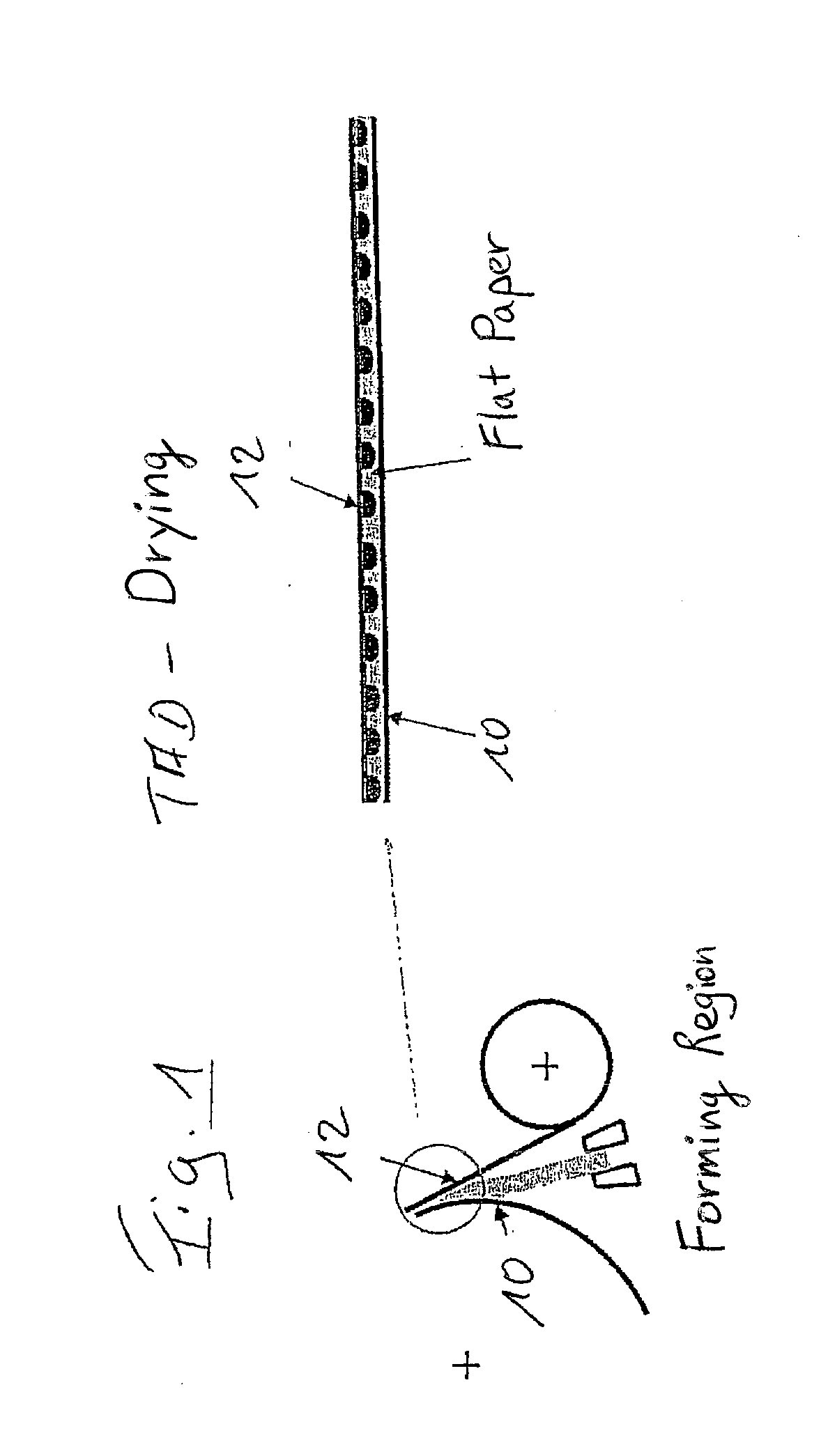 Machine for producing a fibrous web