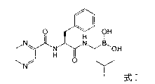 Freeze-dried composition containing bortezomib and preparation method of freeze-dried composition