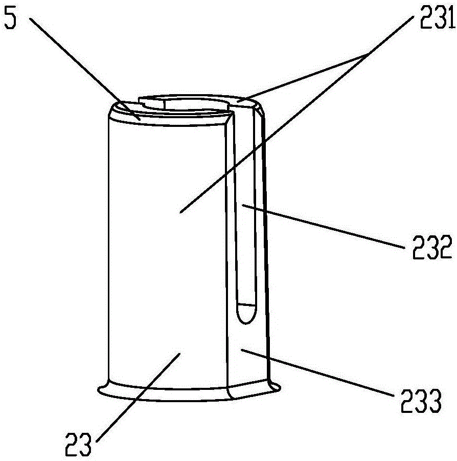 Shaft and hole matching structure capable of oppositely rotating, wind sweeping mechanism and air conditioner