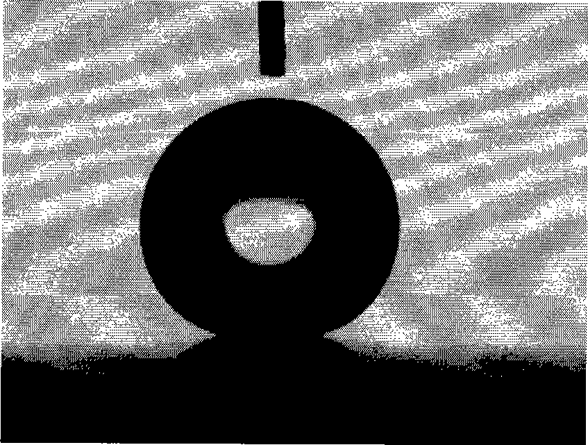 Method for preparing transparent hydrophobic coating