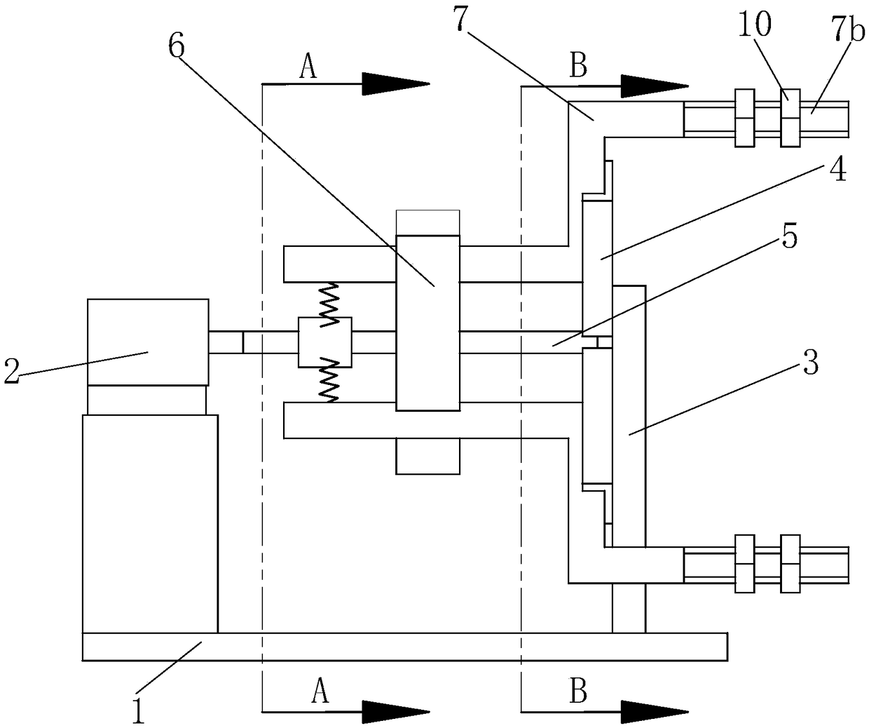 Tool for repairing of inner round face of motor end cover