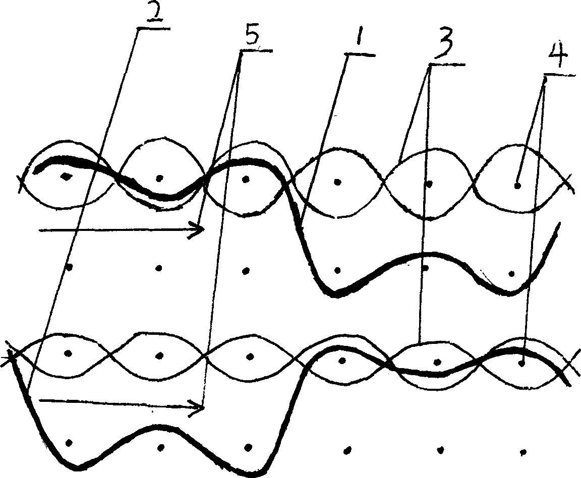 Clean wiping cloth and its producing process