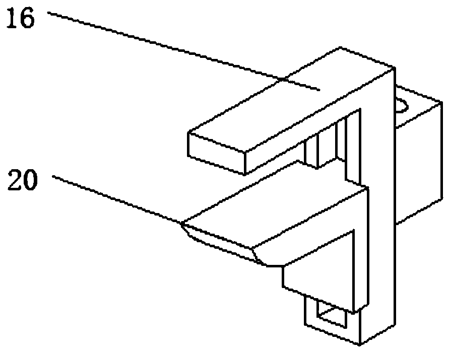 Square tube material cutting device for machining