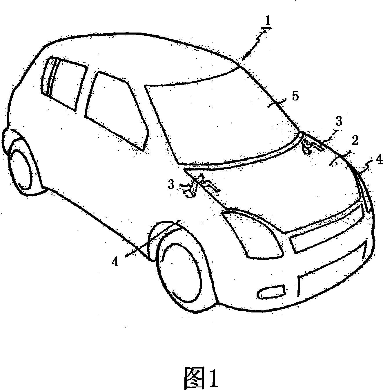 Motorhauben-gelenkhalterung und befestigungsstruktur