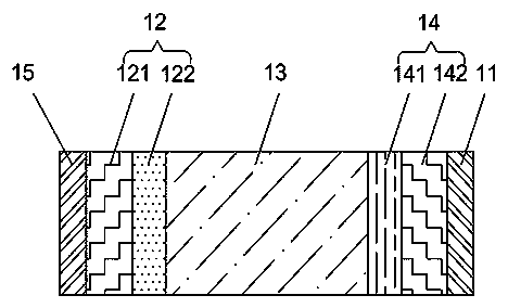 Novel solar power generation and energy storage double-function integrated device structure and preparation method thereof