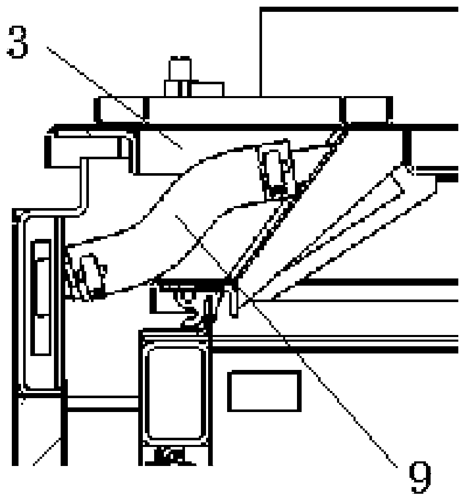 Power battery module structure for locomotive