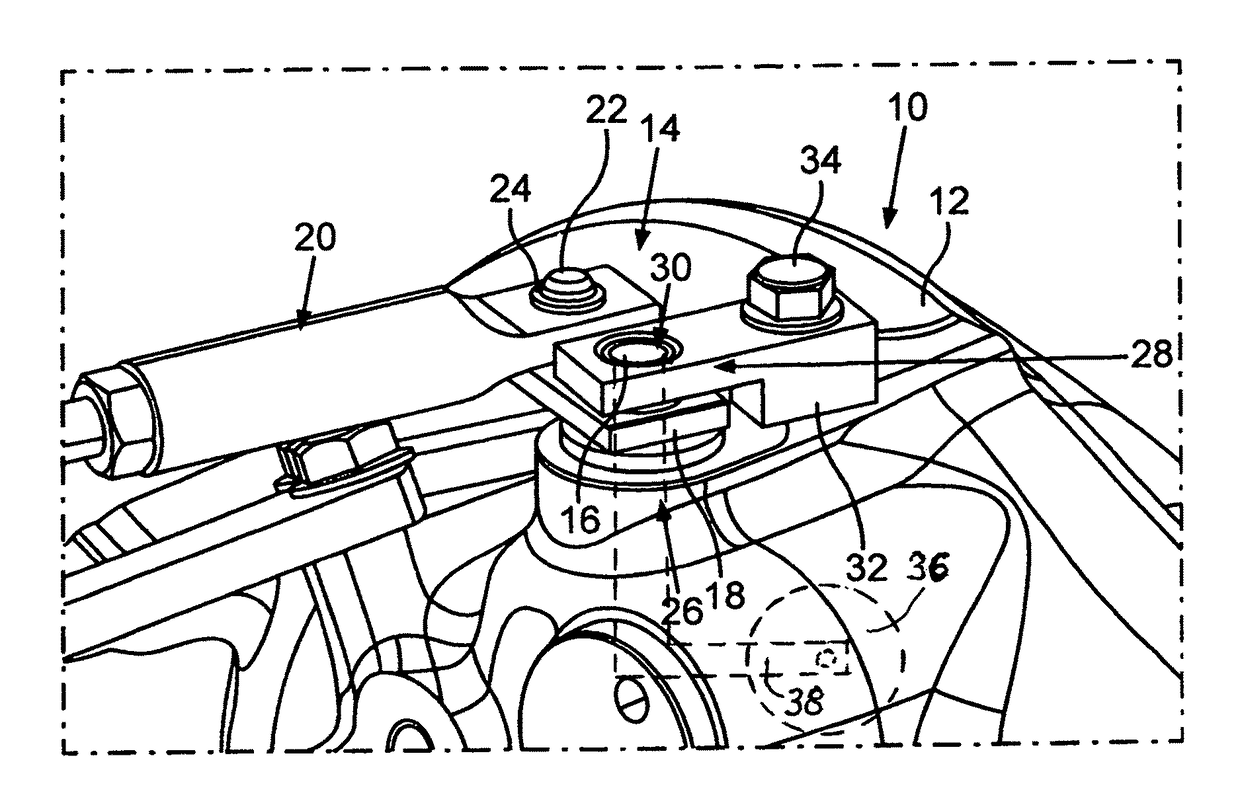 Valve device for a turbine of an exhaust gas turbocharger