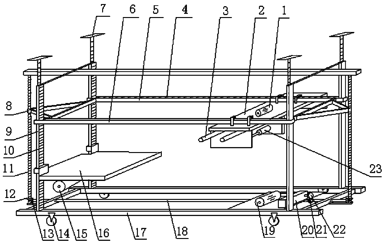 Automatic wall building machine