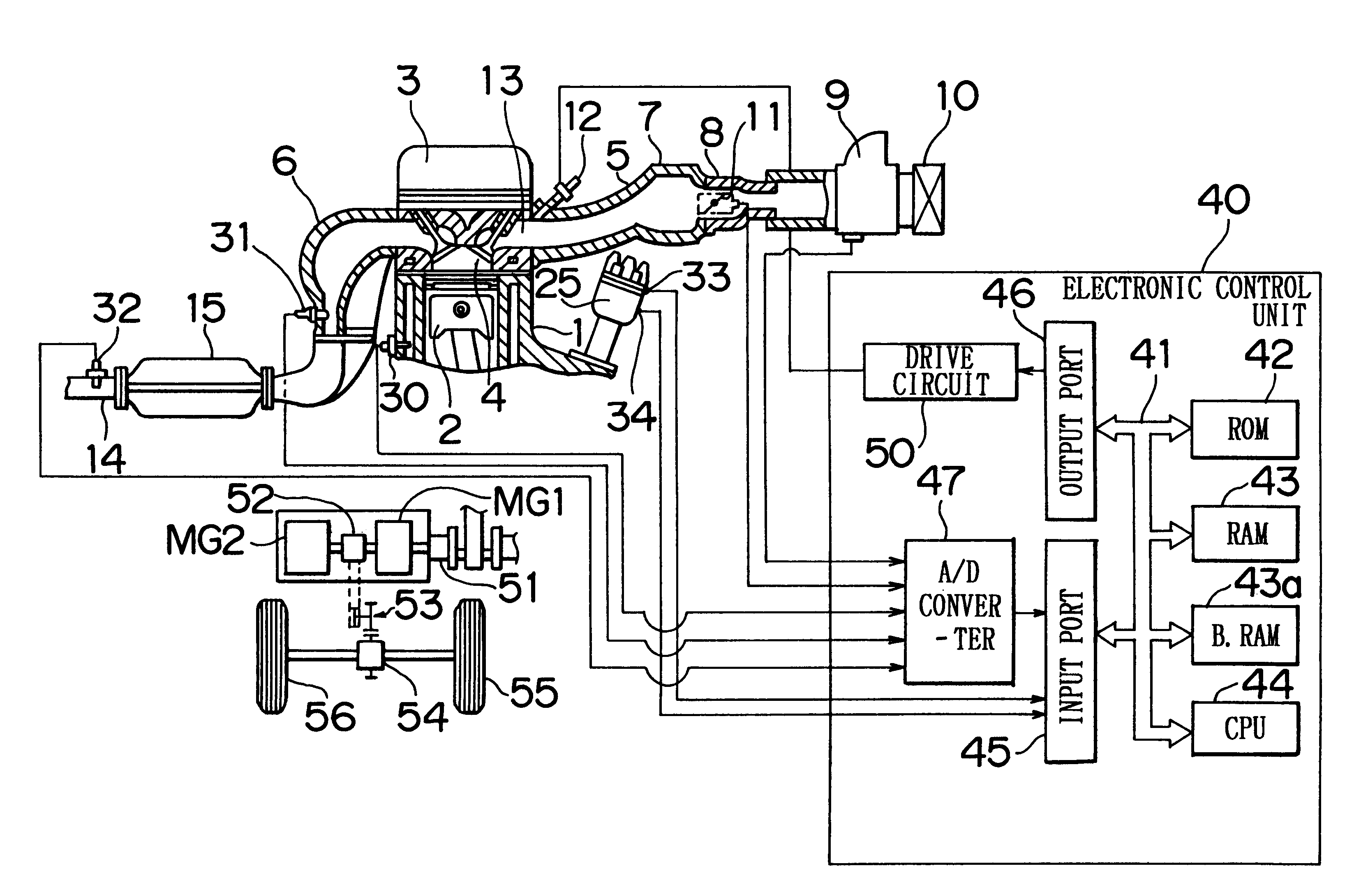 Catalyst deterioration detecting apparatus for internal combustion engine