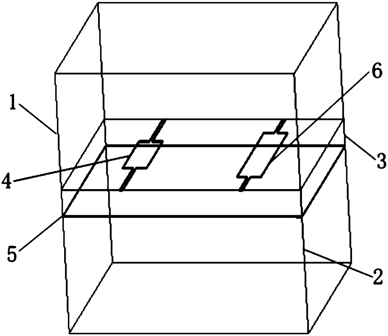 Double-absorption-peak adjustable metamaterial wave-absorbing body based on liquid crystals