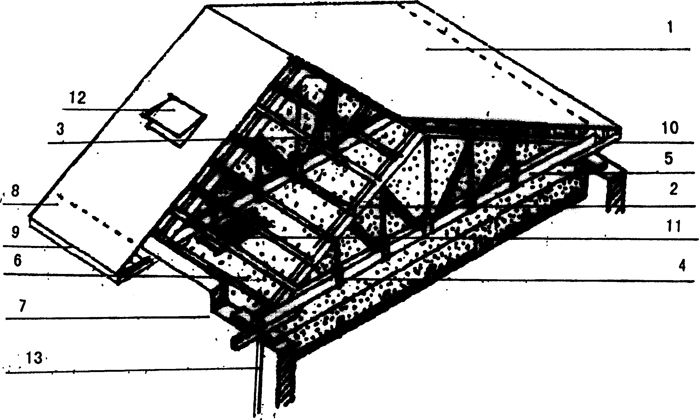 Water-proof heat insulation metal roof