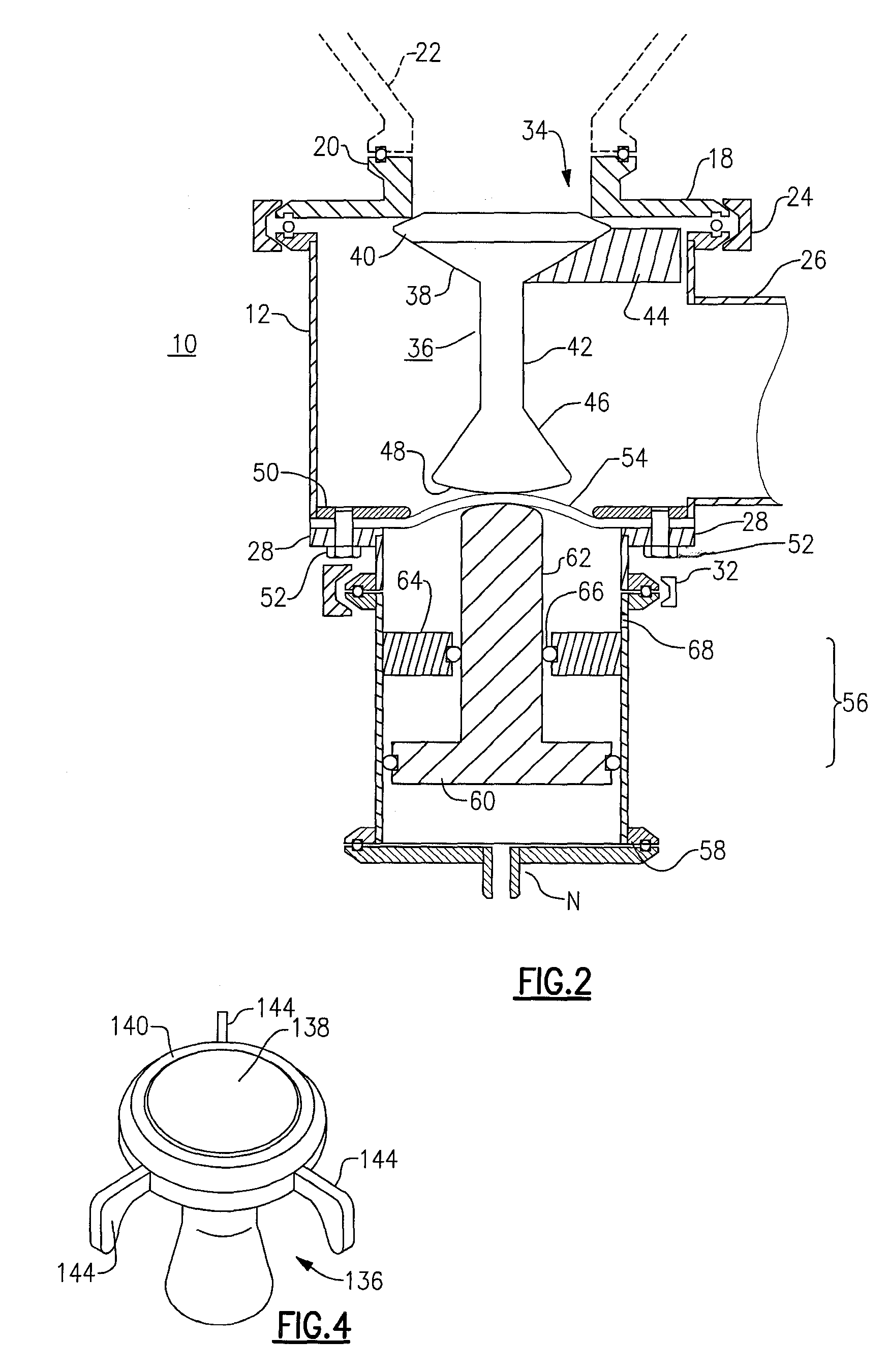 Aseptic or sanitary diaphragm valve