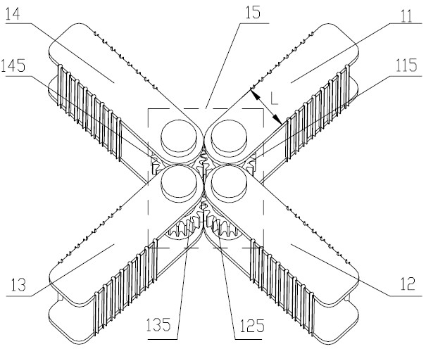 Medical mechanical arm tail end device