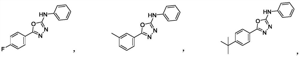 Preparation method of 2-amino-1, 3, 4-oxadiazole compound and prepared compound